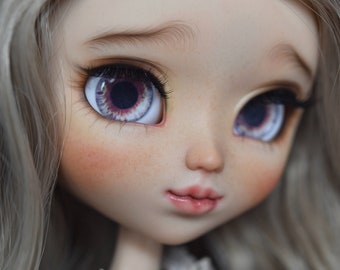 Pullip [Tan skin] Original Kitasin Style custom Modify eye Face-up repaint Doll OOAK