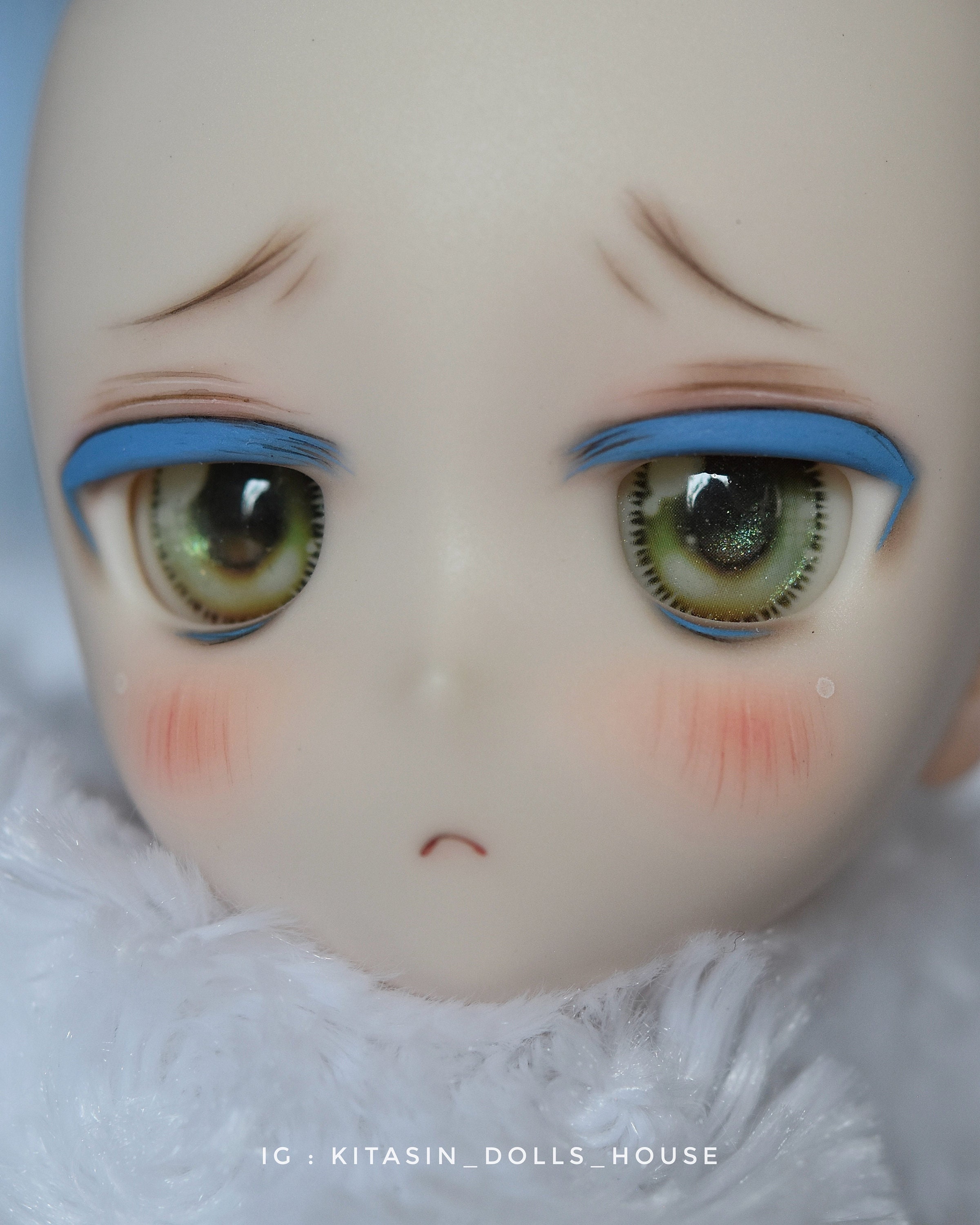 1/4 Doll's Head Part Imomodoll White /Tan Skin Without Makeup Miko Rucy  Accessories - AliExpress