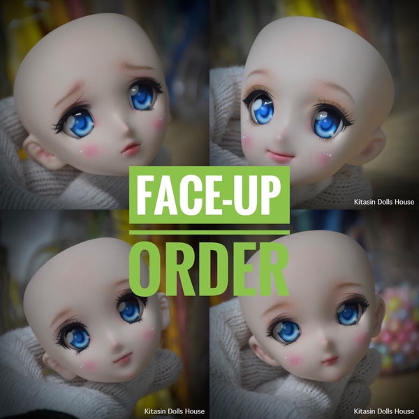 Face - up Order Dollfie Dream Head Face-Up Services by Kitasin Dolls House