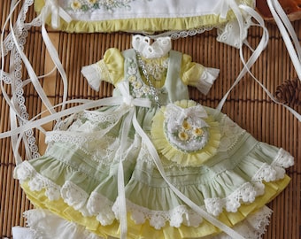 Beautiful flower dress Clothes Blythe Pullip sweet / dress / outfit