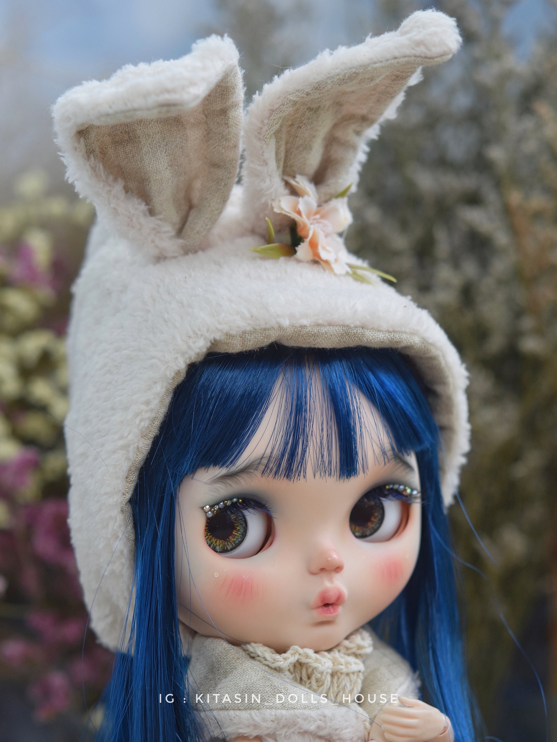 Blythe Original Takara “can Can Cat” – OOAK Custom Repaint Face-up