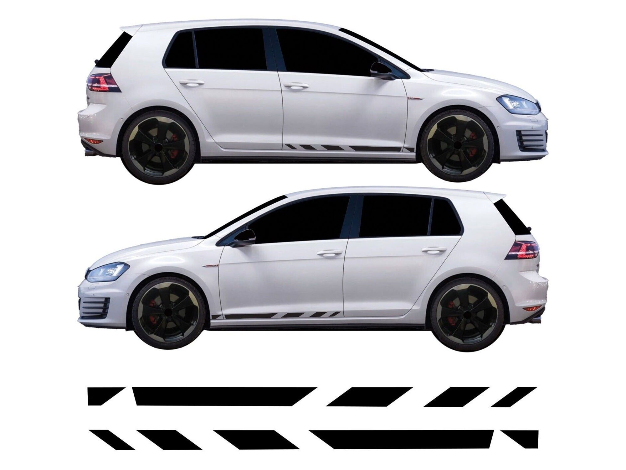 Lower Side Stripe Vinyl Decal Stickers Graphics Exact