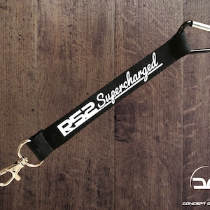 Mini Cooper S R52 Supercharged Signature Mini Lanyard Keyring Keychain ,Mini, BMW, Cooper S, JCW, Lanyard, Supercharged, Car Keyring
