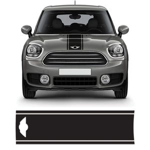 Dual Sport Bonnet Stripes Decal Sticker Kit Air Release Vinyl Fits Mini Countryman F60 One Cooper All4
