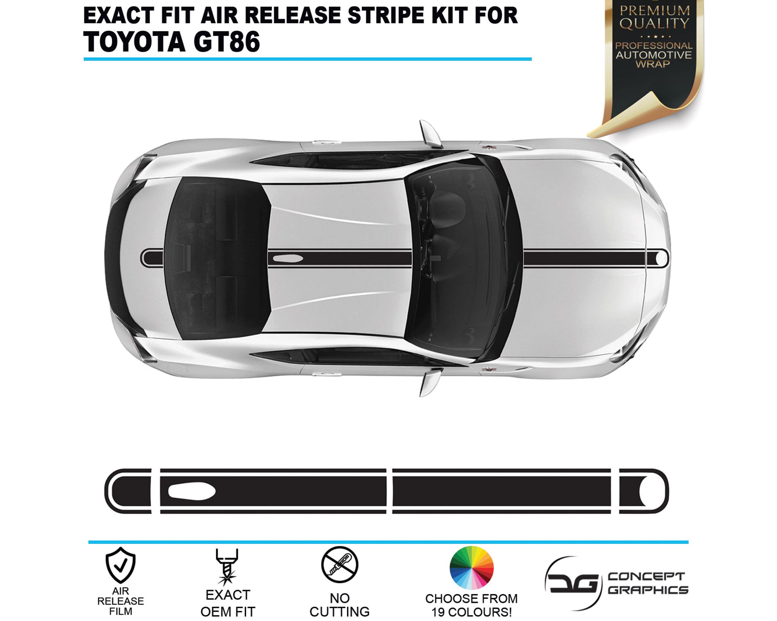 Gt86 Side Stripes - Etsy