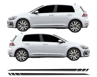 Lower Sport Door Side Stripe Decal Kit Air Release Vinyl Fits Volkswagen Golf mk7 mk7.5 5dr