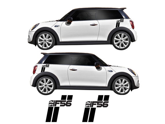 F56 Union Jack Heckstreifen Vinyl Decal Aufkleber Grafik kit Für F56 Mini  Cooper S, JCW & One Modelle - .de