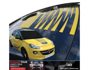 Roof Stripe Decal Sticker Kit Air Release Vinyl Fits Vauxhall Adam