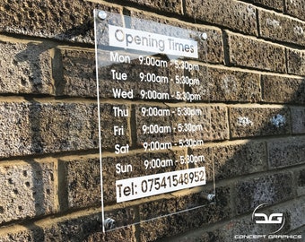Custom Perspex Sign - Etsy