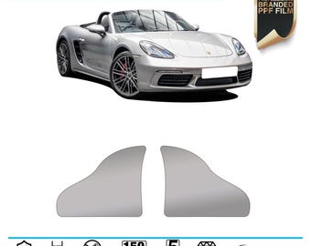 Rear Wheel Arch Stone Guard Pre-cut PPF Paint Protection Film Kit for Porsche 718 Boxster 982