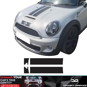 Twin Center Stipe Kit Exact Factory Fit Air Freigabe Vinyl für Mini Cooper S F56 F55 F57 Lci2 JCW