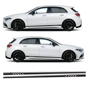 Lower Side Stripe Decal Kit Air Release Vinyl Fits Mercedes A-Class A35 A45 AMG w177