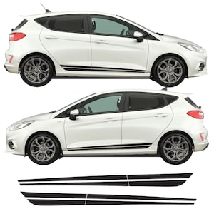 Racing Doors Side Stripes Decal Kit Air Release Vinyl Fits Ford Fiesta ST 5dr MK8