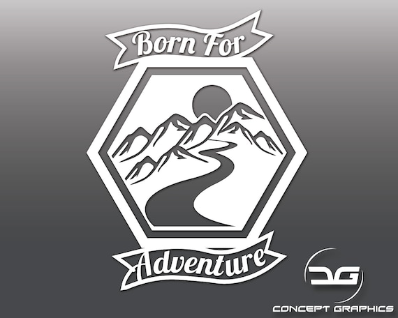 Stay Adventurous Funny Car Caravan Camper Van Joke Adventure Vinyl Decal Sticker