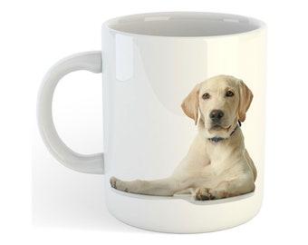 Labrador Dog Coffee Cup Mug Funny Novelty Birthday Animal Lover Gift Present