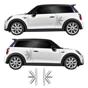 Union Jack Stripe Vinyl Aufkleber Aufkleber Grafikkit Für F56 Mini Cooper S, JCW & One Modelle
