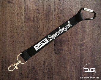 Mini Cooper S R53 Supercharged Signature Mini Lanyard Keyring Keychain BMW, Mini, Cooper S, JCW, Lanyard, Supercharged, Car Keyring