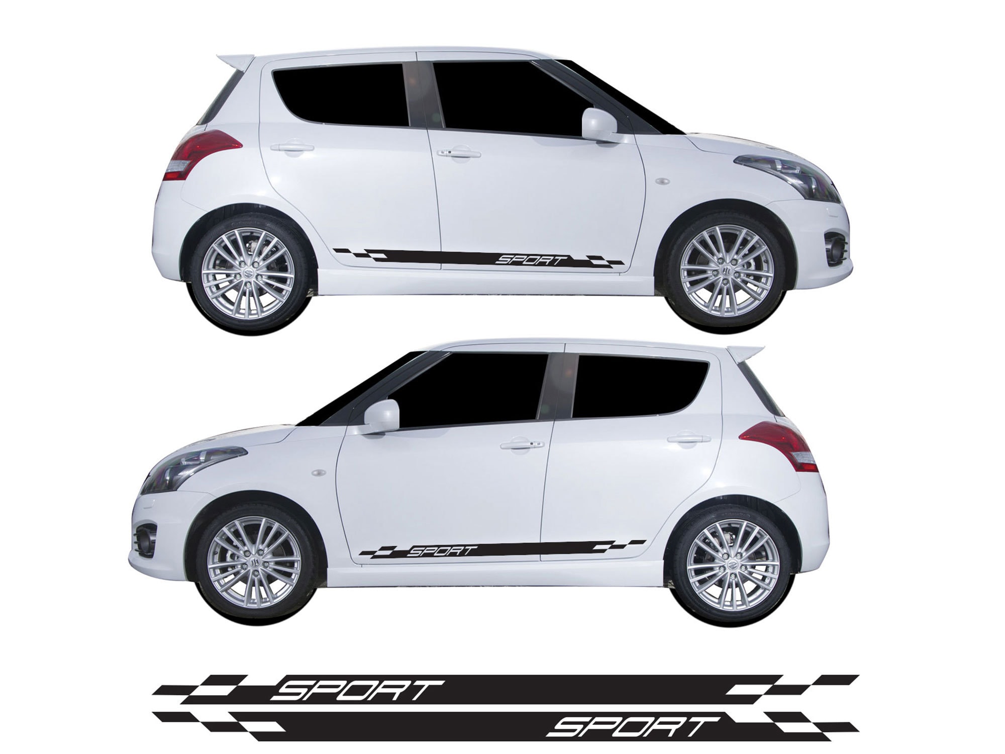 Sport Racing Side Stripe Decal Kit Air Release Vinyl Fits Suzuki Swift Sport  MK4 - Etsy, image size:2000x1500