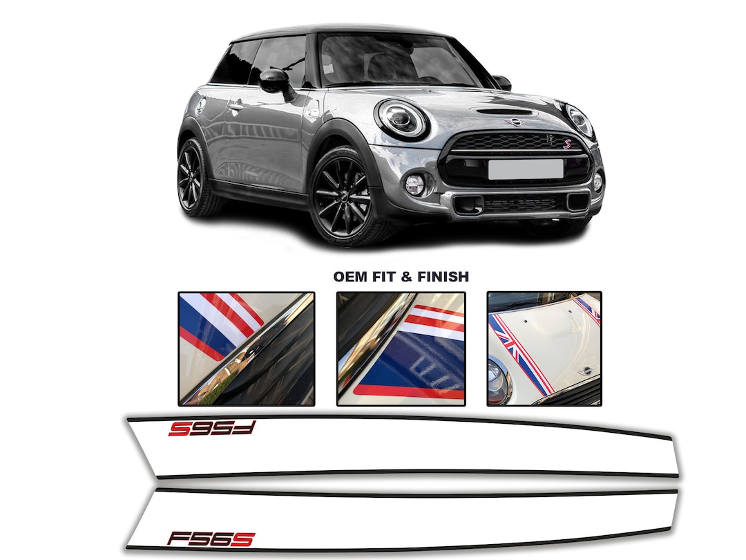F56S Bonnet Stripes for Mini Cooper F56 F55 Air Release Vinyl Exact OEM ...