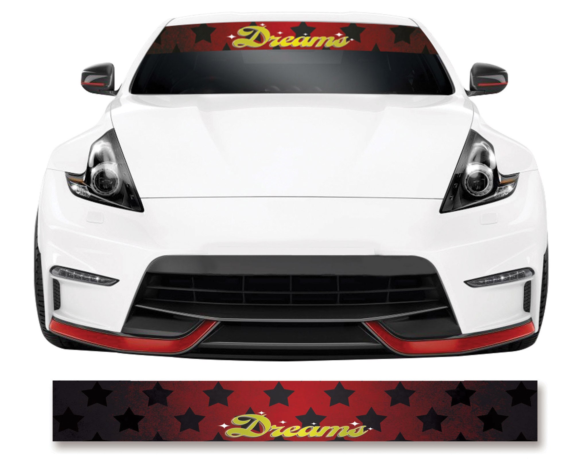 Star Dreams Euro JDM DUB Auto WindschutzScheibe Sunstrip Banner