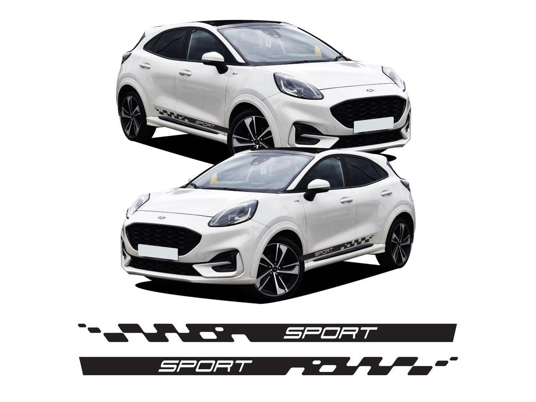 Check Sport Side Racing Side Stripes Decal Stickers Vinyl Kit Fits Ford ...