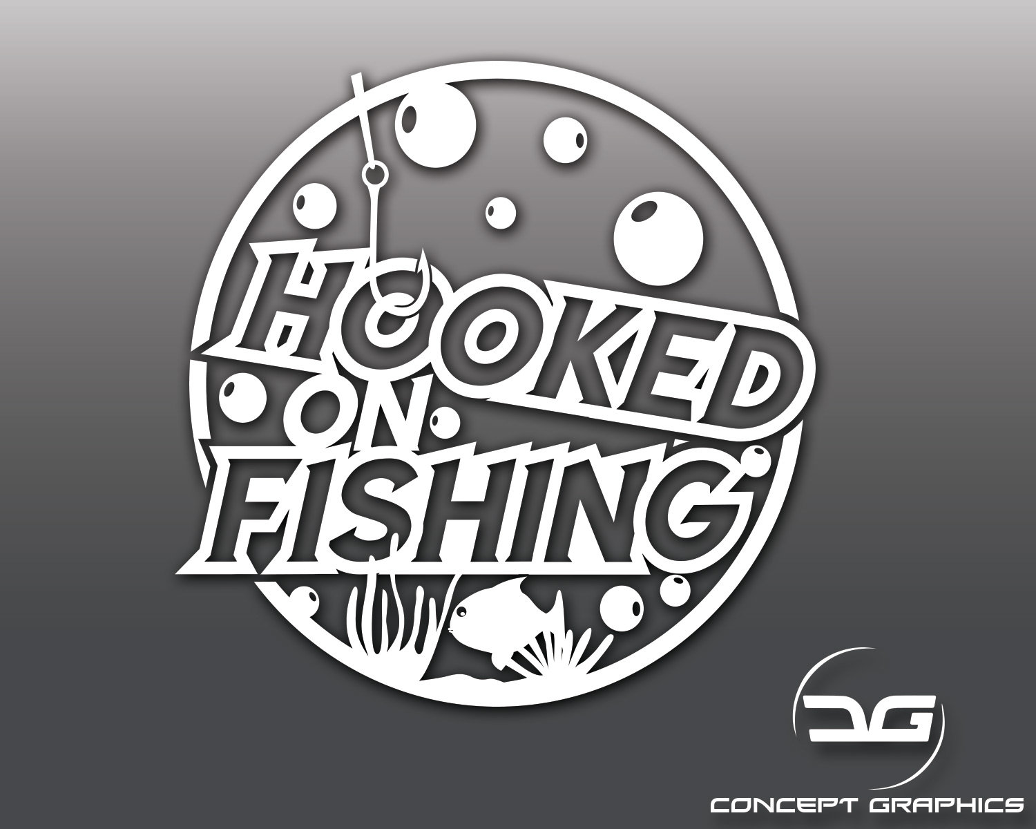 2x Fishing Decal Sticker Graphic For Van Caravan Hunter Crew
