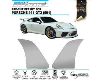 Rear Wheel Arch Stone Guard Pre-cut PPF Paint Protection Film Kit for  Porsche 911 GT3 991 OEM Fit