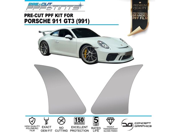 thumbnail image 2 of Aliath Black Stone Chip Guard Paint Protection Film For Porsche 911 996 Rear Quarter Arch 2 of 6