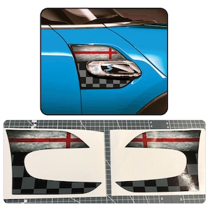 England Flagge Flügel Zierstreifen Aufkleber passend für Mini Cooper S One JCW F55 F56 F57