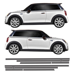 Union Jack Pin Stripe Side Vinyl Aufkleber Aufkleber Grafikkit Für F56 Mini Cooper S, JCW & One Modelle