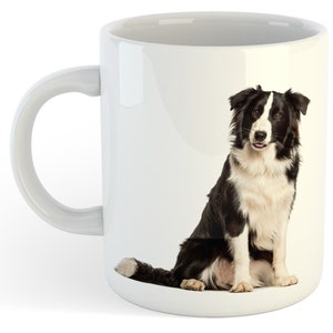 Border Collie Dog Coffee Cup Mug Funny Novelty Birthday Animal Lover Gift Present