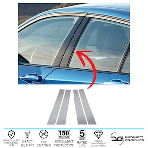 Türpfosten Kratzschutz vorgeschnittenes PPF Lackschutz Film Kit für BMW 1er F40 M135i 2019+