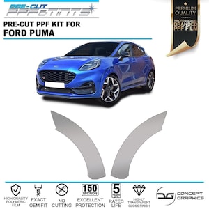 Rear Wheel Arches Stone Chip Guard Pre-cut PPF Paint Protection Film Kit for Ford Puma ST