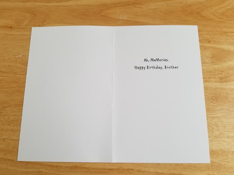 Printable Brother Birthday Card \u2013 Funny Printable Birthday Card \u2013 Funny Birthday Card \u2013 Digital Birthday Card