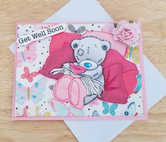 Small Tatty Teddy Me to You Greeting Card GET WELL SOON