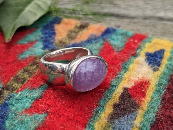 Vintage Amethyst Purple Ring, Sterling Joseph Esp… - image 2
