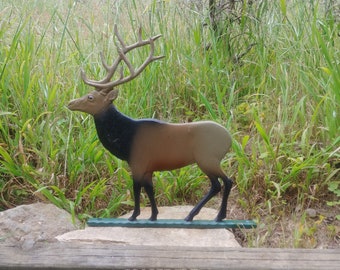 Vintage Cast Metal Elk Figurine