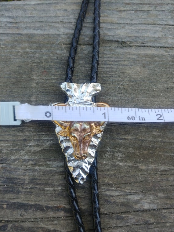 Vintage Arrowhead Bolo Tie - image 9