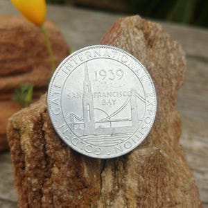 Vintage 1939 Golden Gate International Exposition Union Pacific Railroad Advertising Token