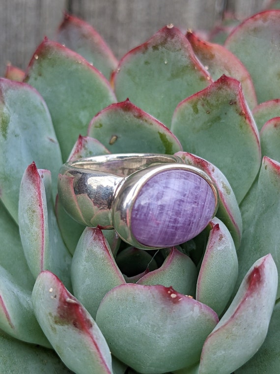 Vintage Amethyst Purple Ring, Sterling Joseph Esp… - image 1