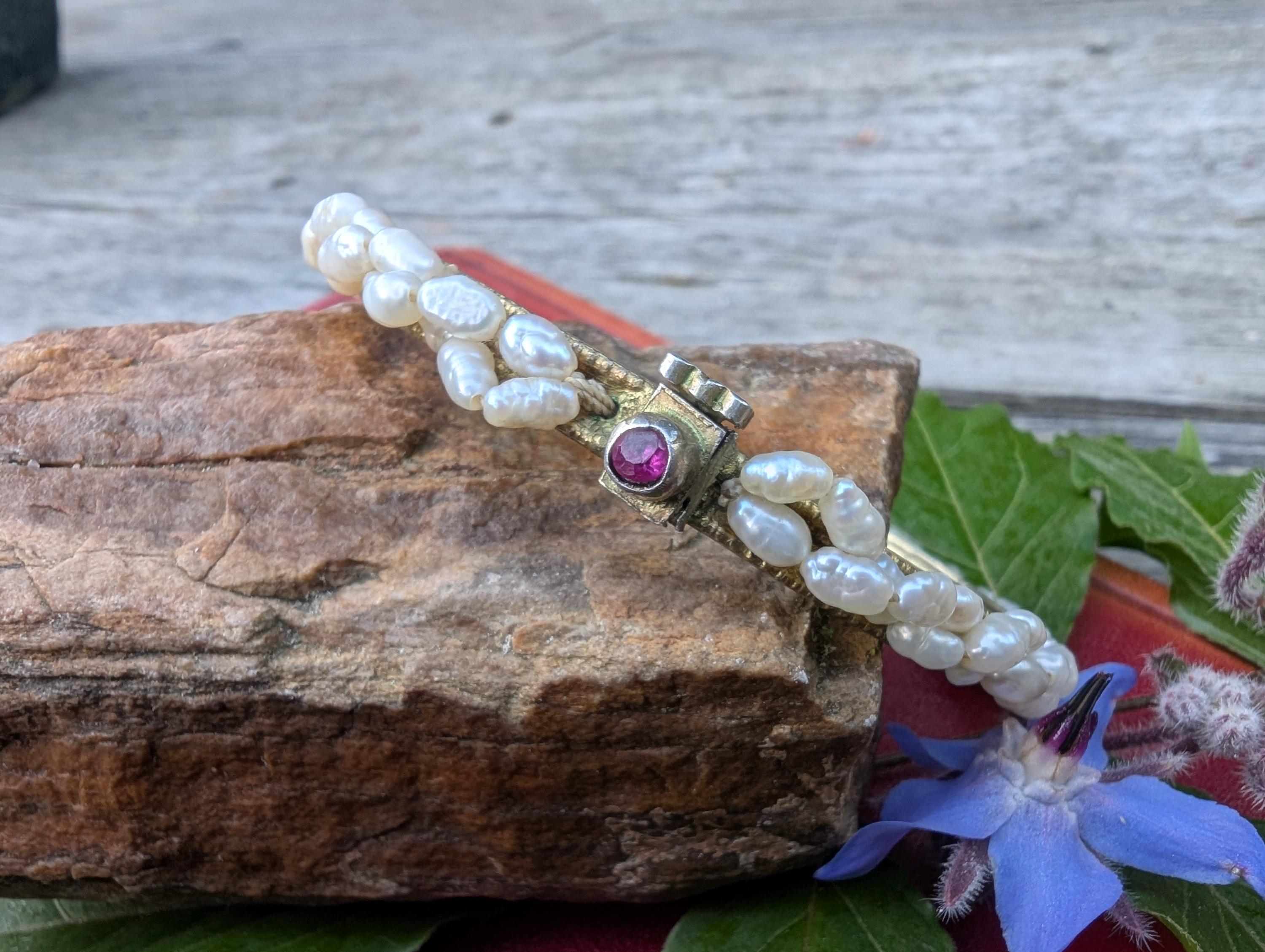 Vintage Ruby Bracelets - Etsy