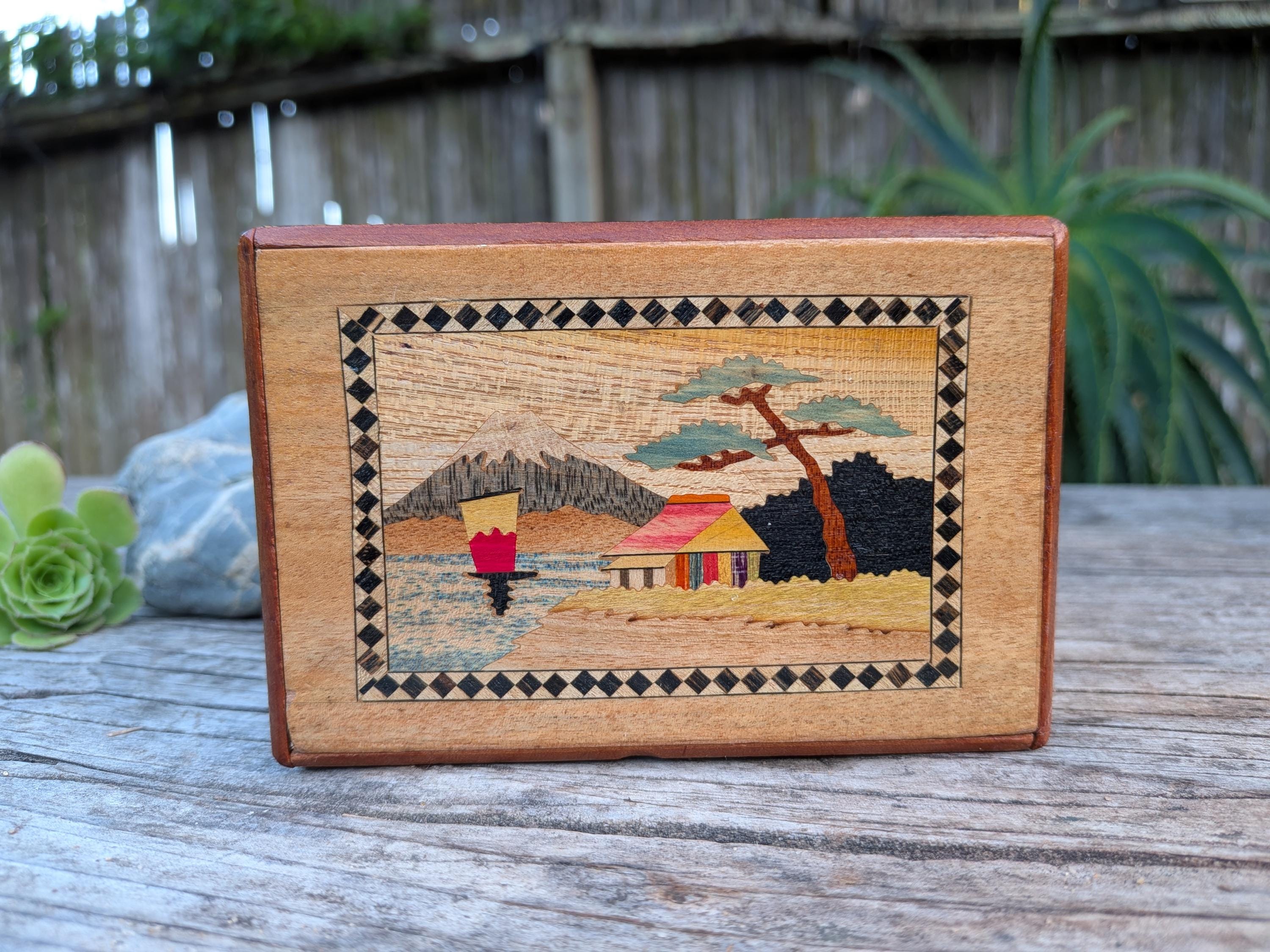 Vintage Japanese Puzzle Boxes - Etsy