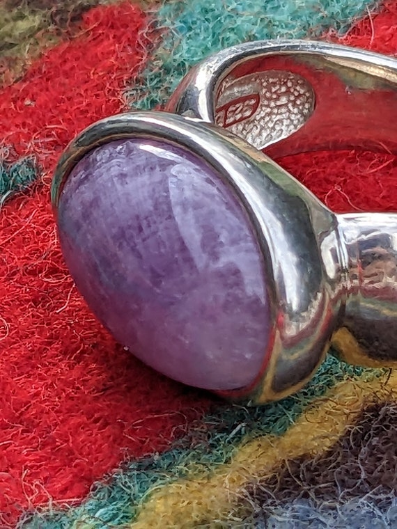 Vintage Amethyst Purple Ring, Sterling Joseph Esp… - image 4