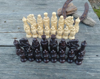 Vintage Chess Pieces