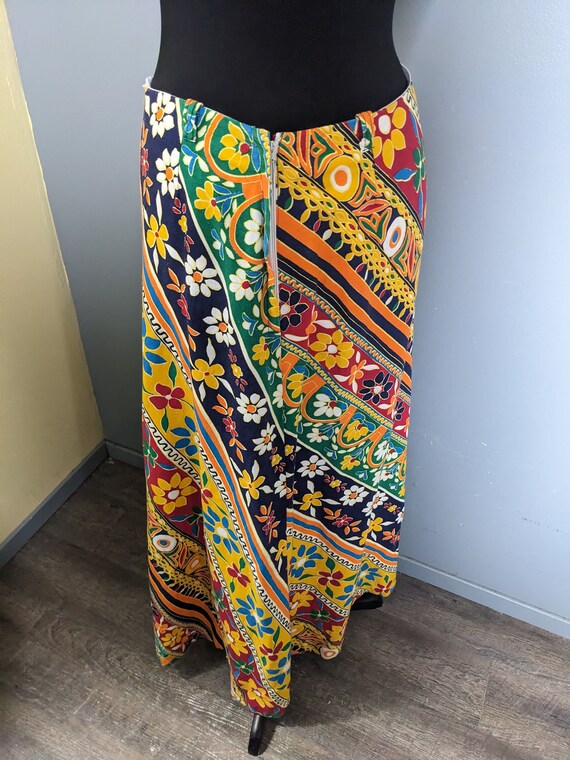 Vintage Vibrant Maxi Skirt by Summit of Boston - … - image 3