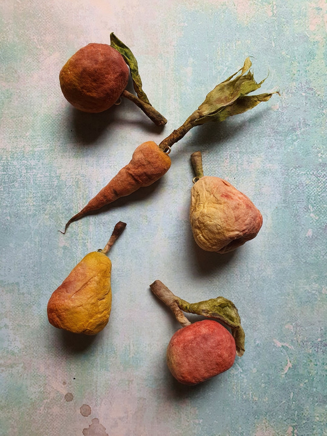 Spun Cotton Wool Christmas Fruit Ornaments. Sold Separately. Etsy