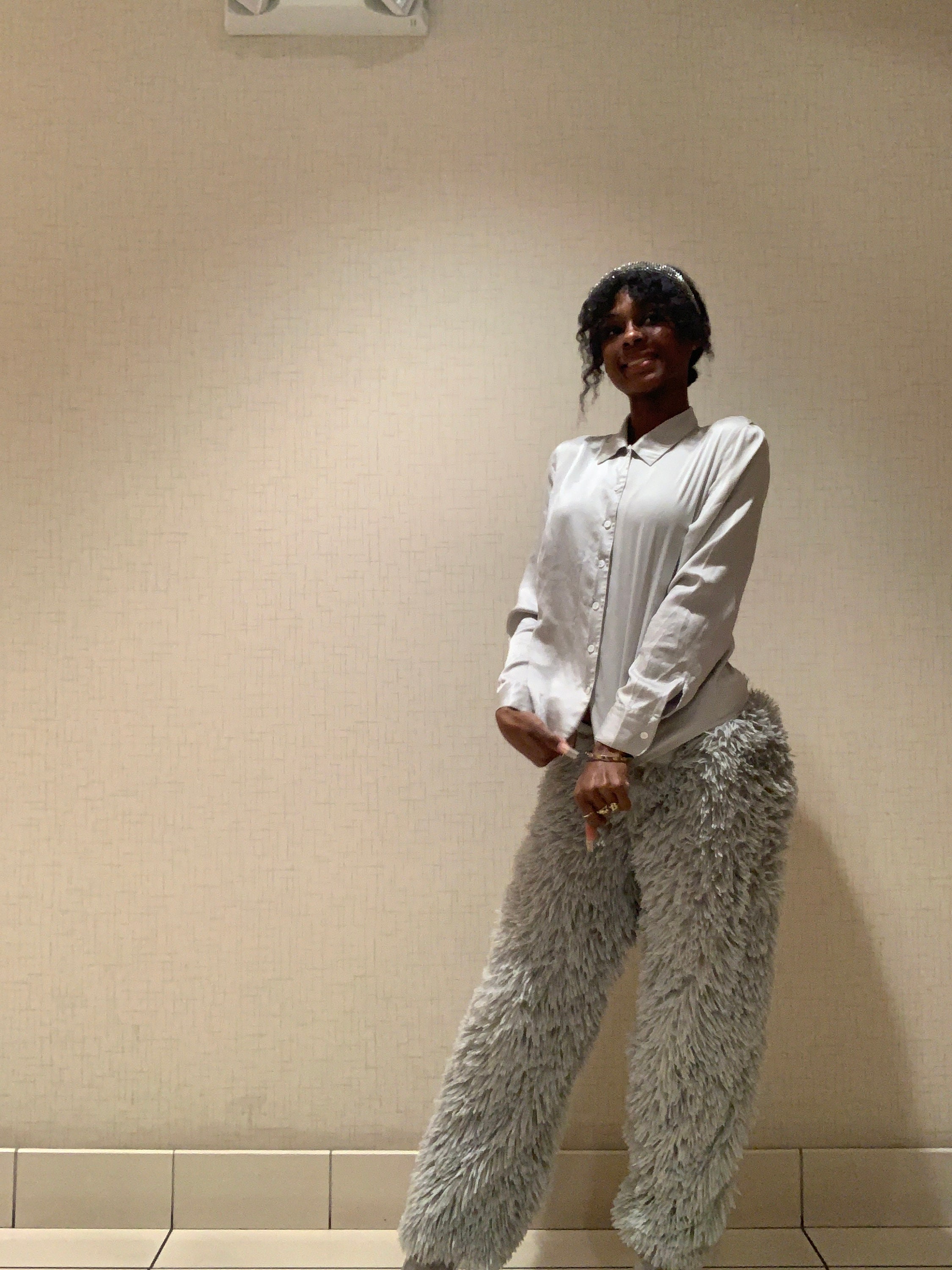 Faux Fur Pants – La Garçonne