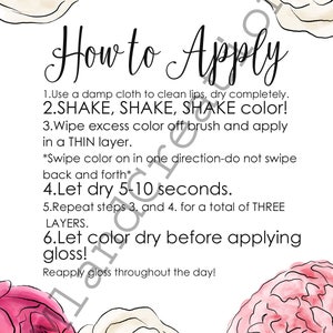How to Apply Lipsense / Senegence / Lipsense / Lipsense Directions ...