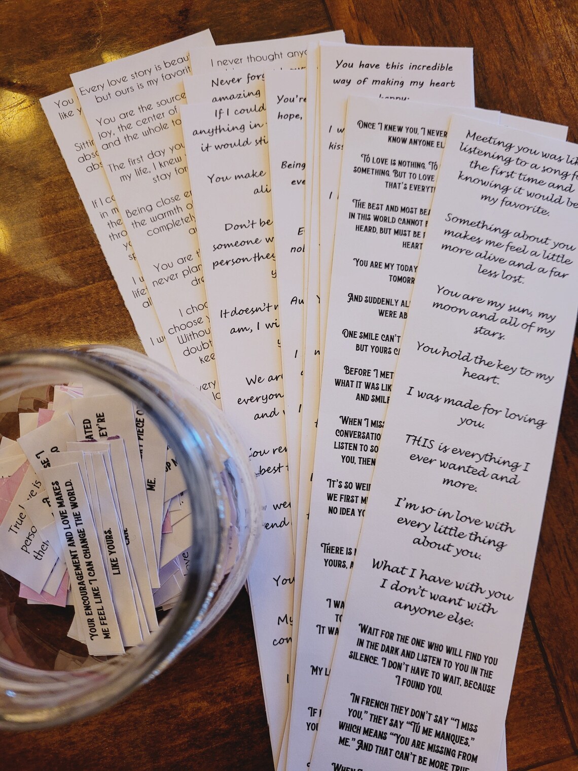 365 Notes Jar Messages Printable