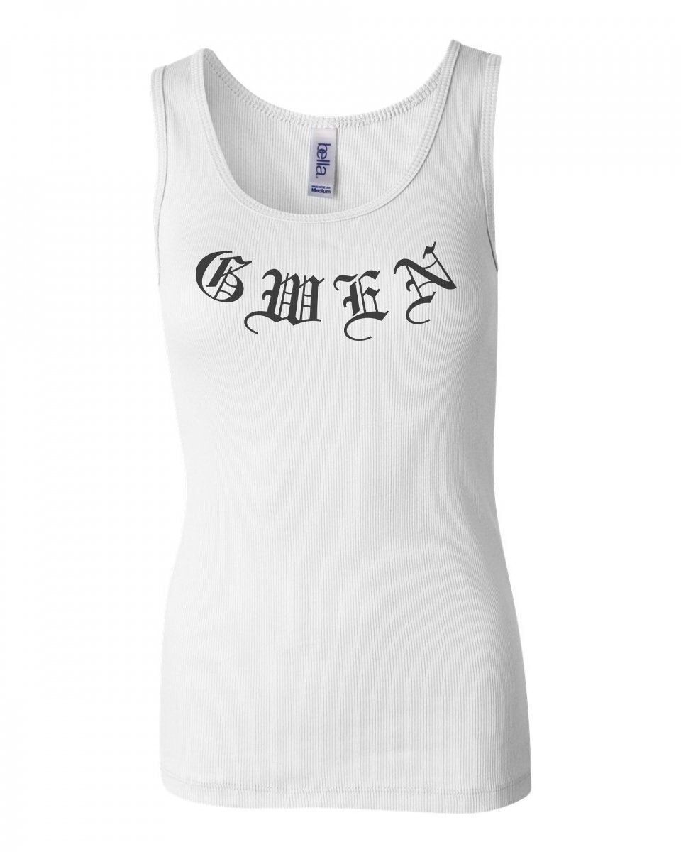GWEN Women's Tank Top Gwen Stefani Inspired No Doubt - Etsy